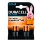 Alkalibatterie AAA - LR3 Duracell Optimum - Pack von 4