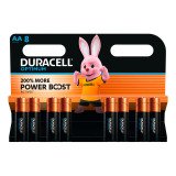 Alkalinebatterij AA - LR6 Duracell Optimum - blister van 8