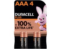 Pilas AAA LR03 Duracell Plus - Blister de 4