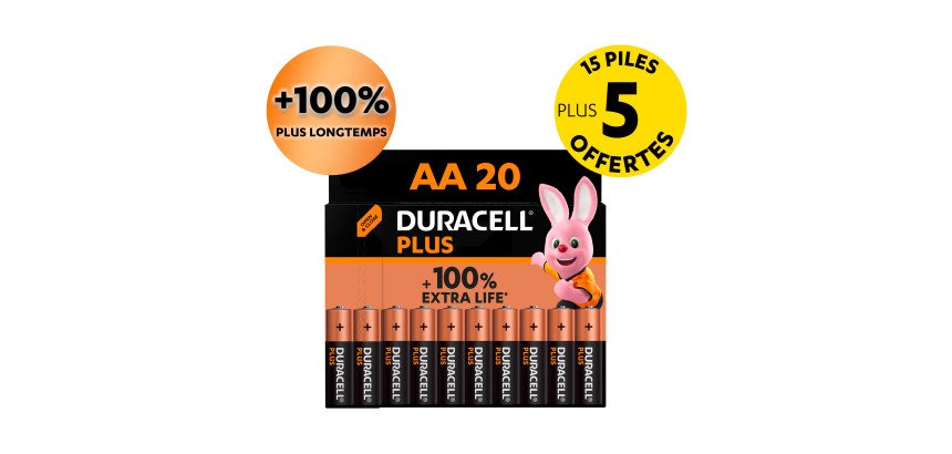 Pile AA- LR06 Duracell Plus 1,5V