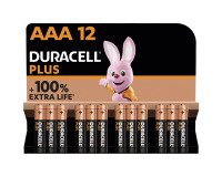 Pilas LR03 AAA Duracell Plus - Blíster de 12 pilas
