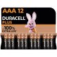 Pilas LR03 AAA Duracell Plus - Blíster de 12 pilas