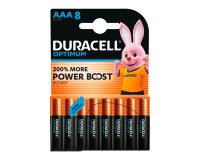 Pila Alcalina AAA - LR3 Duracell Optimum - Blister de 8