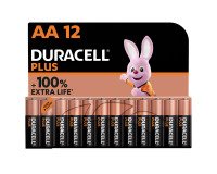 Pilas LR06 AA Duracell Plus - Blíster de 12 pilas