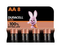 Pilas LR06 AA Duracell Plus - Blíster de 8
