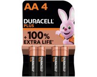 Pilas Duracell Plus AA LR06 - Blister de 4
