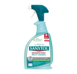 Nettoyant désinfectant antibactériens multi-surfaces Sanytol Professionnel - Spray 750 ml