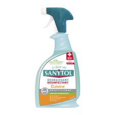 Nettoyant dégraissant désinfectant cuisine Sanytol professionnel - Spray 750 ml