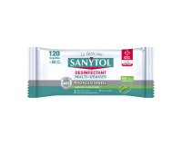 Lingettes nettoyantes désinfectantes surfaces Sanytol - Paquet de 120