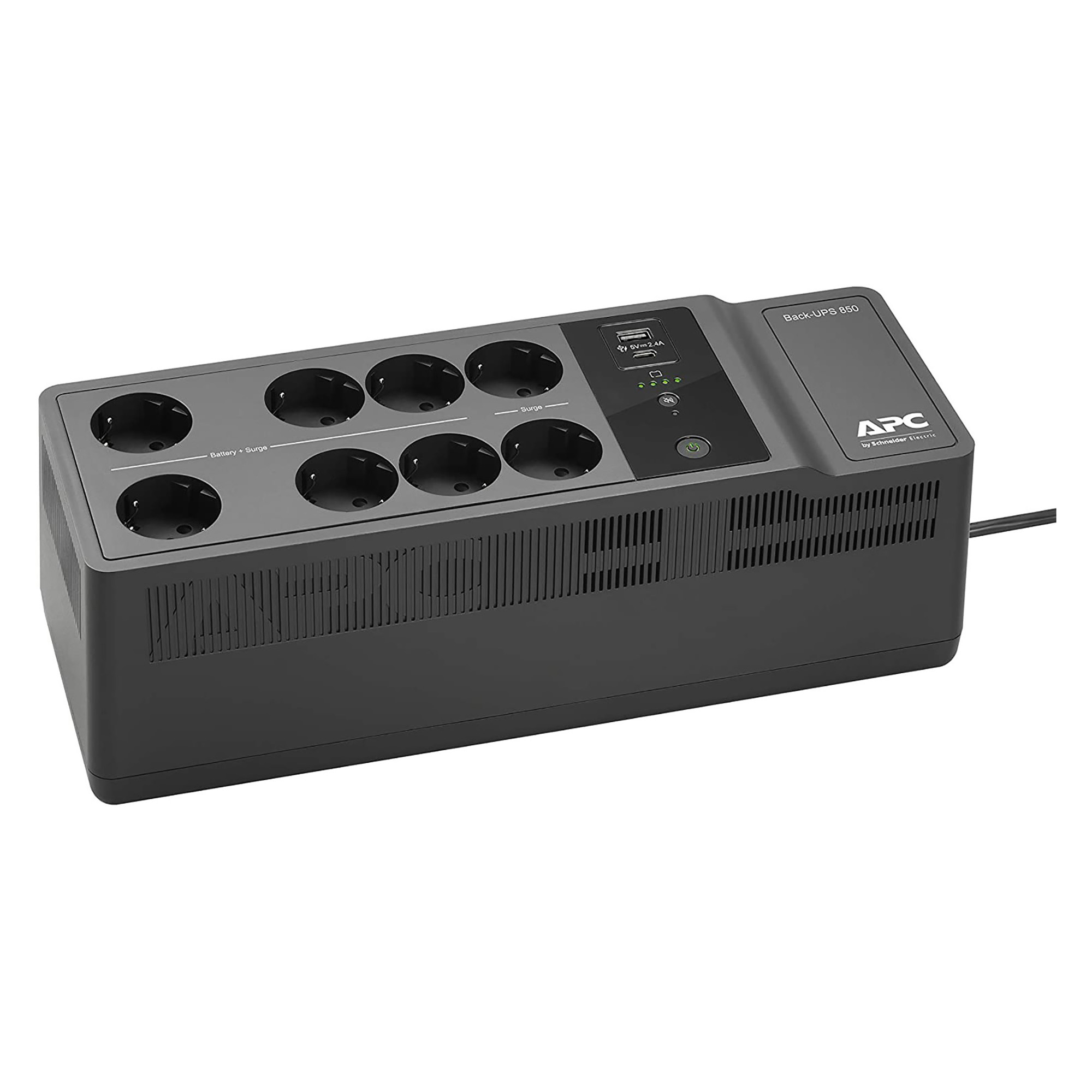 SAI APC Back-UPS 850VA, 230 V, USB tipo C y A en