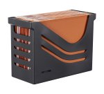 Bac de classement noir pour 15 dossiers suspendus