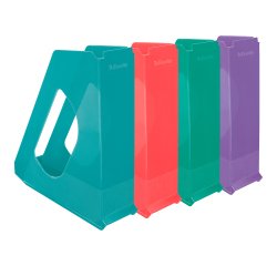 Magazine holder Esselte Colour'Ice back 7,2 cm assorted colours 