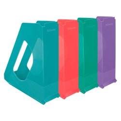 Magazine holder Esselte Colour'Ice back 7,2 cm assorted colours 