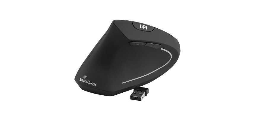 Ratón inalámbrico ergonómico para Zurdos MediaRange