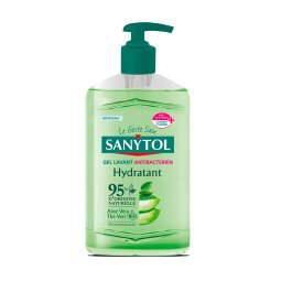 Gel lavant mains antibactérien Sanytol hydratant - Flacon de 250 ml