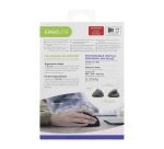 Ratón inalámbrico vertical ergonómico y recargable Ergo Line TnB ultracompacto color negro