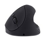 Ratón inalámbrico vertical ergonómico y recargable Ergo Line TnB ultracompacto color negro