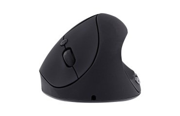 Ratón inalámbrico vertical ergonómico y recargable Ergo Line TnB ultracompacto color negro