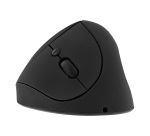 Ratón inalámbrico vertical ergonómico y recargable Ergo Line TnB ultracompacto color negro