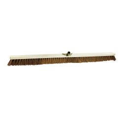 Escoba de coco, anchura 120 cm, casquillo Ø 28 mm.