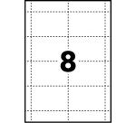 Badges 60 x 90 mm Avery avec tour de cou et mousqueton - Boite de 10