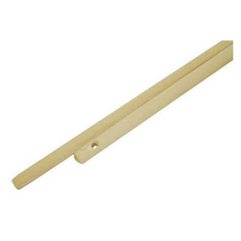 Broom stick in natural wood 140 cm nailing system Ø 27 mm