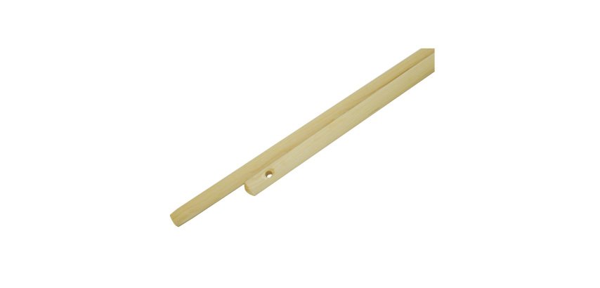 Manche à balai bois naturel 140 cm , à clouer