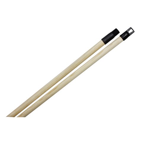 Palo de escoba madera 1,30 m, Ø 23,5 mm