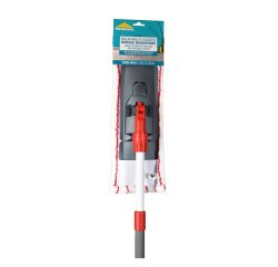 Multifunctional broom with microfibre sleeve - telescopic handle