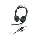 Koptelefoon met draad Plantronics Blackwire C5220 - 2 oorschelpen