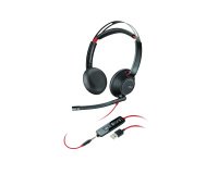 Auricular de cable POLY BLACKWIRE C5220 USB-A + jack  3,5 mm