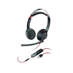 Headphone with wire Plantronics Blackwire C5220 - 2 earphones