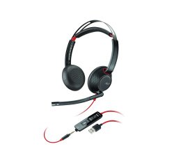 Auricular de cable HP Poly Blackwire C5220 USB-A + jack  3,5 mm