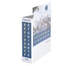 Classeur 4 anneaux cartonné Bruneau personnalisable A4 - Dos 8,5 cm blanc