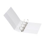 Classeur 4 anneaux cartonné Bruneau personnalisable A4 - Dos 8,5 cm blanc
