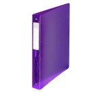 Classeur 4 anneaux plastifié Exacompta Iderama A4 maxi - Dos 4 cm couleurs assorties