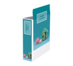 Classeur 4 anneaux cartonné Bruneau personnalisable A4 - Dos 7 cm blanc