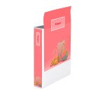 Classeur 4 anneaux cartonné Bruneau personnalisable A4 maxi - Dos 6 cm blanc