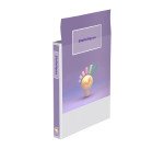 Classeur 4 anneaux cartonné Bruneau personnalisable A4 - Dos 3,5 cm blanc