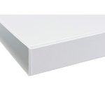 Classeur 4 anneaux cartonné Bruneau personnalisable A4 - Dos 4,5 cm blanc