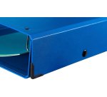 Classeur 4 anneaux carton plastifié Arianex A4 dos 8 cm bleu
