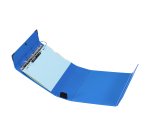 Classeur 4 anneaux carton plastifié Arianex A4 dos 8 cm bleu