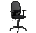 Chaise de bureau EASY - dossier arroundi mesh, ergonomique