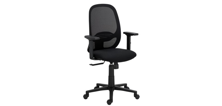 Chaise de bureau EASY - dossier arroundi mesh, ergonomique