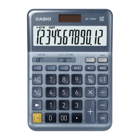 Calculadora de escritorio Casio DF-120EM