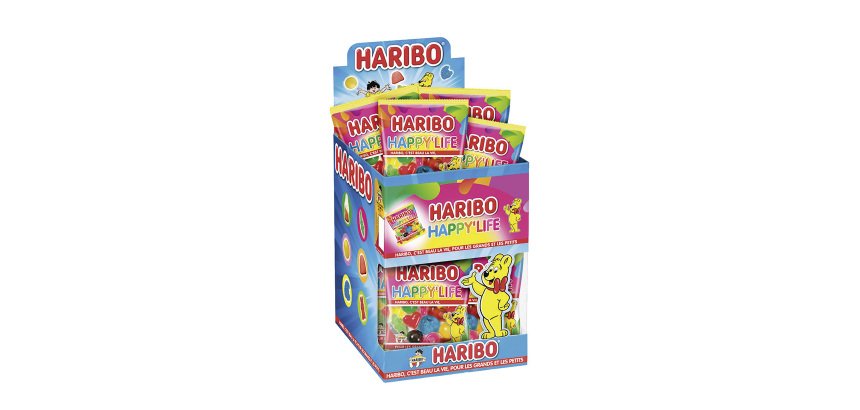 Bonbons HARIBO Happy life - Boîte de 30