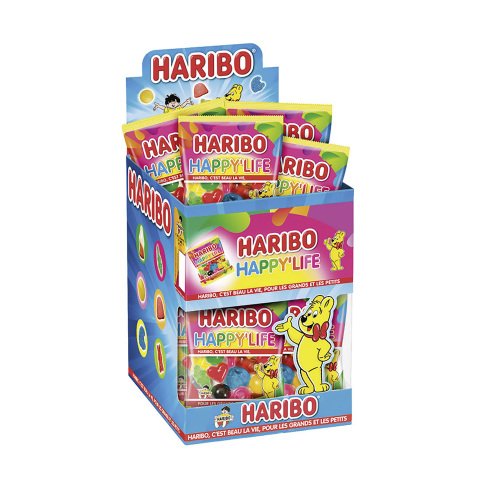 Bonbons HARIBO Happy life - Boîte de 30
