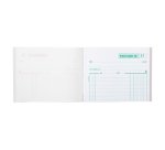 Carnet de facture Manifold Exacompta autocopiant 10,5 x 13,5 cm 50 pages double exemplaires