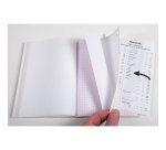 Carnet de facture Manifold Exacompta autocopiant 10,5 x 13,5 cm 50 pages double exemplaires