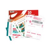 Kit of 10 registered mail labels Bpost. (This item will not count towards your gift or calculation of possible postal charges)